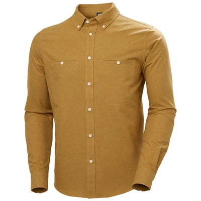 Pánské Košile Helly Hansen Organic Bavlněné Flannel Hnědé | FIJNYPC-53