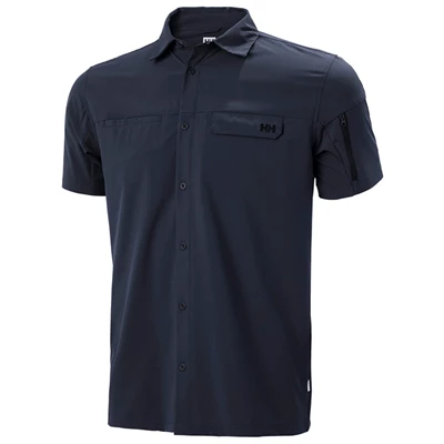 Pánské Košile Helly Hansen Verven Ss Tmavě Blankyt | VHLYJCX-56