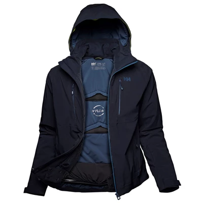 Pánské Lyžařské Bundy Helly Hansen Alpha 3.0 Tmavě Blankyt | GZJHYAC-67