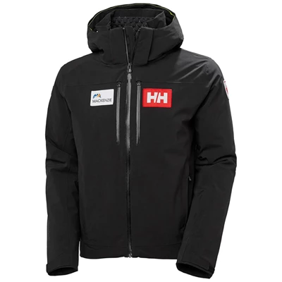 Pánské Lyžařské Bundy Helly Hansen Alpha Lifaloft Insulated Černé | HCJLMXG-96