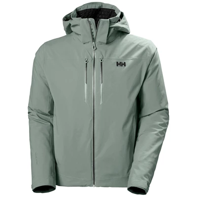 Pánské Lyžařské Bundy Helly Hansen Alpha Lifaloft Insulated Šedé | PJOBUFI-56