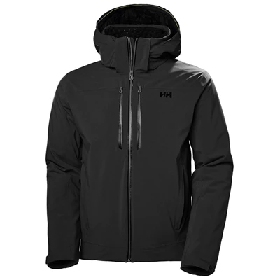 Pánské Lyžařské Bundy Helly Hansen Alpha Lifaloft Insulated Černé | SOVXJMB-32