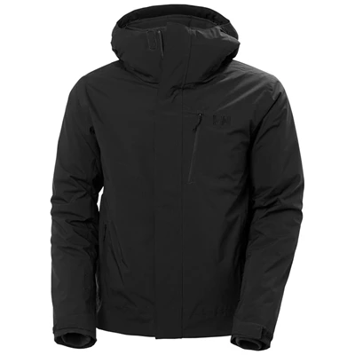 Pánské Lyžařské Bundy Helly Hansen Bonanza Mono Materiál Černé | ZCVBURN-43