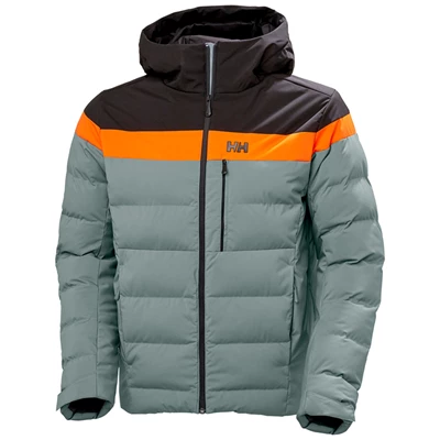 Pánské Lyžařské Bundy Helly Hansen Bossanova Puffy Šedé | FZQHPAC-34