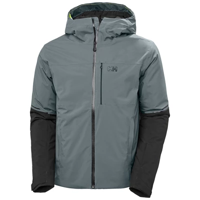 Pánské Lyžařské Bundy Helly Hansen Carv Lifaloft Insulated Šedé | BEYRAGN-93