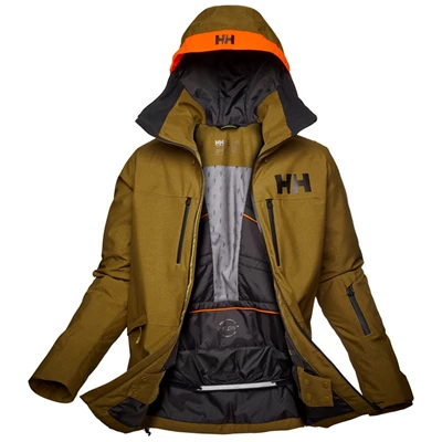 Pánské Lyžařské Bundy Helly Hansen Garibaldi 2.0 Hnědé Šedé | VFHBRXQ-13