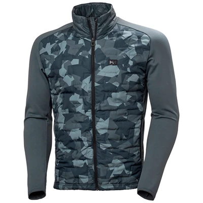 Pánské Lyžařské Bundy Helly Hansen Lifaloft Hybridní Šedé | MYPIHUQ-37