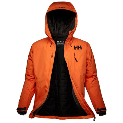 Pánské Lyžařské Bundy Helly Hansen Odin Infinity Insulated Hnědé Oranžové | MPZIVOX-51