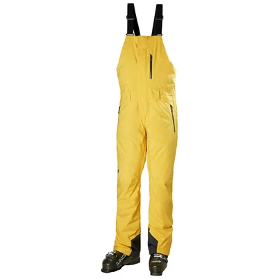 Pánské Lyžařské Kalhoty Helly Hansen Legendary Insulated Bib Žluté Hnědé | FZAJHSL-04