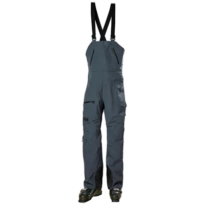 Pánské Lyžařské Kalhoty Helly Hansen Ridge Infinity Bib Šedé | JAPEZRK-12