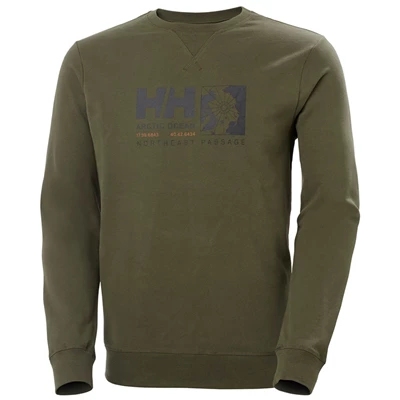 Pánské Mikiny Helly Hansen Arctic Ocean Sweat Šedé | GVXIMNY-16