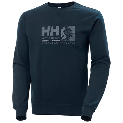 Pánské Mikiny Helly Hansen Arctic Ocean Sweat Tmavě Blankyt | QDUXGVZ-81