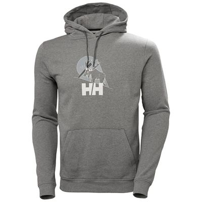 Pánské Mikiny Helly Hansen F2f Organic Cottonhooded Šedé | AGYFSOR-61