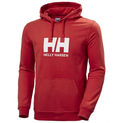 Pánské Mikiny Helly Hansen Hh Logo S Kapucí Červené | ERHKBXD-86