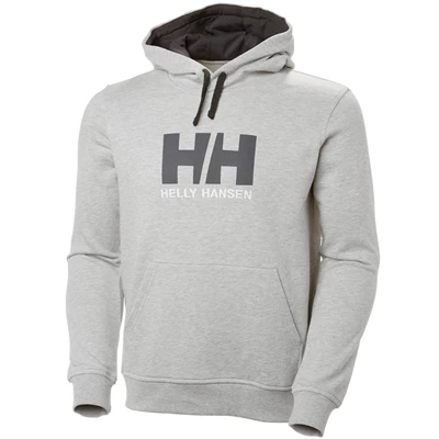Pánské Mikiny Helly Hansen Hh Logo S Kapucí Šedé | TEVFDYX-86