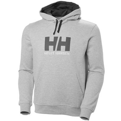 Pánské Mikiny Helly Hansen Hh Logo S Kapucí Šedé | TUVJLIZ-83