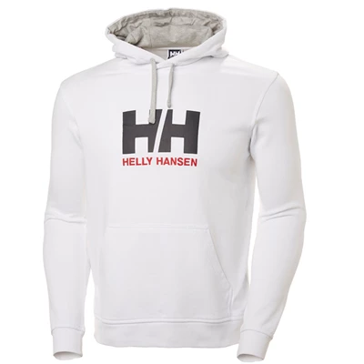 Pánské Mikiny Helly Hansen Hh Logo S Kapucí Bílé | XNMPTOK-28