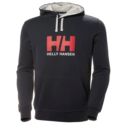 Pánské Mikiny Helly Hansen Hh Logo S Kapucí Tmavě Blankyt | ZVEPBHL-25