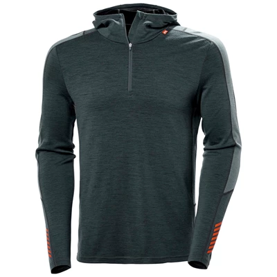 Pánské Mikiny Helly Hansen Lifa Merino Lehké S Kapucí Šedé | VMJWGZF-94