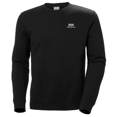 Pánské Mikiny Helly Hansen Yu Crew Černé | TDGONKA-04