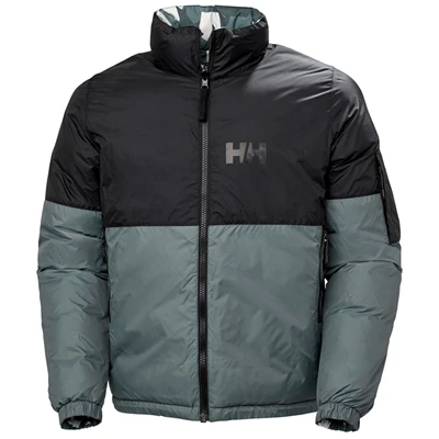 Pánské Neformální Bundy Helly Hansen Active Reversible Aop Šedé | OQVBJGT-49
