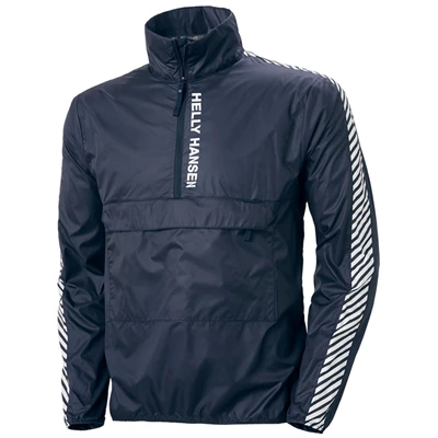 Pánské Neformální Bundy Helly Hansen Vector Packable Vítr Anorak Tmavě Blankyt | REVPHYZ-65