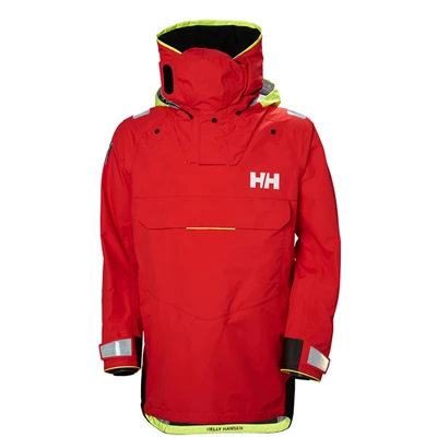Pánské Plachetní Bundy Helly Hansen Aegir Ocean Dry Top Červené | PXOTGSQ-12