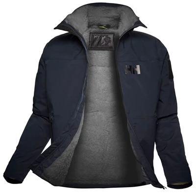 Pánské Plachetní Bundy Helly Hansen Arctic Shelled Vlna Pile Tmavě Blankyt | GMFLQZV-06