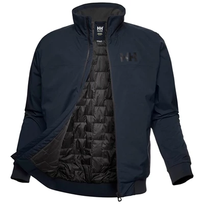Pánské Plachetní Bundy Helly Hansen Hp Závodní Lifaloft Insulated Bomber Tmavě Blankyt | OEDTZPM-84