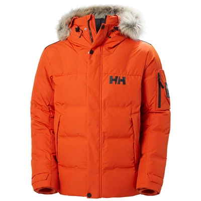 Pánské Péřové Bundy Helly Hansen Bouvet Oranžové Červené | KSCGIPW-85