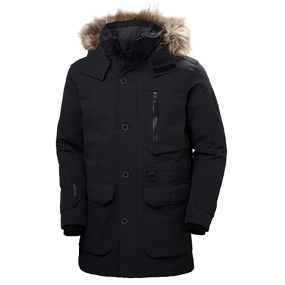 Pánské Péřové Bundy Helly Hansen Longyear Ii Černé | LINMGKO-39
