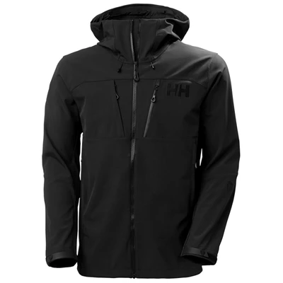 Pánské Skořápkové Bundy Helly Hansen Odin Mountain Soft Černé | ZSULGXE-28