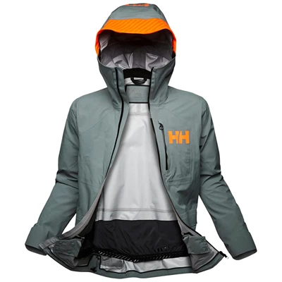 Pánské Skořápkové Bundy Helly Hansen Ridge Infinity Šedé | PDCAFBG-84