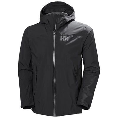 Pánské Skořápkové Bundy Helly Hansen Verglas 2l Ripstop Černé | WNQMYRJ-18