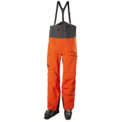 Pánské Skořápkové Kalhoty Helly Hansen Odin Mountain Infinity 3l Bib Oranžové Červené | OWTPECR-18