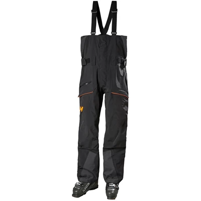 Pánské Skořápkové Kalhoty Helly Hansen Sogn Bib Černé | JSQGEUK-58