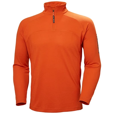 Pánské Svetry Helly Hansen Hp 1/2 Zip Up Pullover Červené Oranžové | KVLWJBU-86