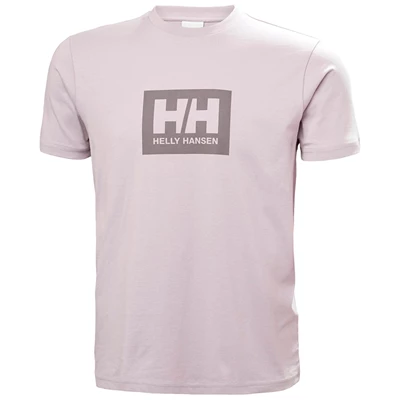 Pánské Tričko Helly Hansen Hh Box Šedé Fialové | DTCSQMU-57