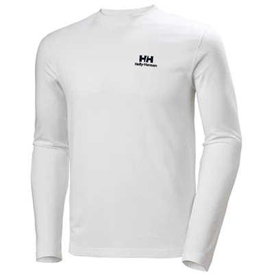 Pánské Tričko Helly Hansen Yu20 Ls Bílé | GLIQDJO-31