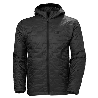 Pánské Turistické Bundy Helly Hansen Lifaloft S Kapucí Černé | TAXESQN-73