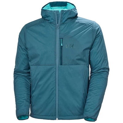 Pánské Zateplené Bundy Helly Hansen Odin Stretch S Kapucí Light Tyrkysové | CEFONWD-10