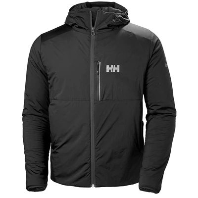 Pánské Zateplené Bundy Helly Hansen Odin Stretch S Kapucí Černé | UAYGCMF-21