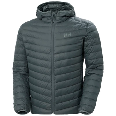 Pánské Zateplené Bundy Helly Hansen Verglas S Kapucí Šedé | WOHVECD-52