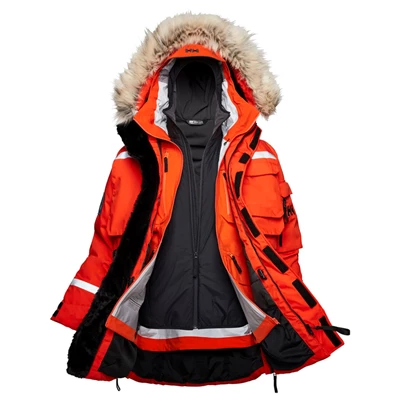 Pánské Zimní Bundy Helly Hansen Arctic Patrol Modular Červené Šedé | SPFGQVC-59